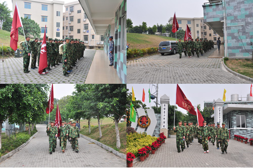 10公裏野外拉練，黄瓜视频网站向黃埔軍校舊址出發拉